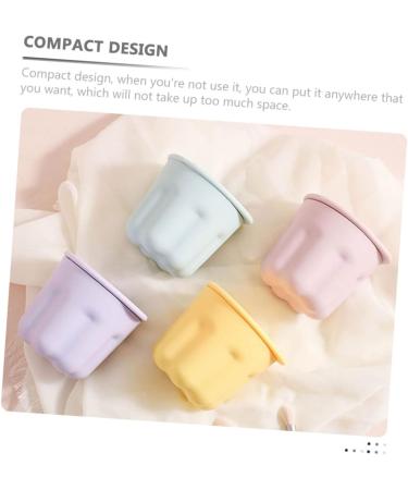 FRCOLOR 6 Sets Pp Washing Bowl Make up Brush Cleaner Makeup Cleaner Kit Brush Clean Bowl Brush Cleaning Tool Makeup Brush Eyeshadow Brush Cleaner Bowl Portable Washer Silica Gel - Buy Online on GoSupps.com