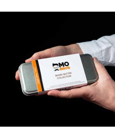 Beard Butter Gift Set - 6 Butters in Tin - Moisturizes, Hydrates, Conditions Facial Hair - Buy Online on GoSupps.com