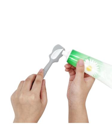 Baby Butt Paste Spatula Duo: Soft Silicone Applicator Set - Newborn Diaper Cream Brush with Suction Base (2 Pack, Large & Small) - B Style - Buy Online on GoSupps.com