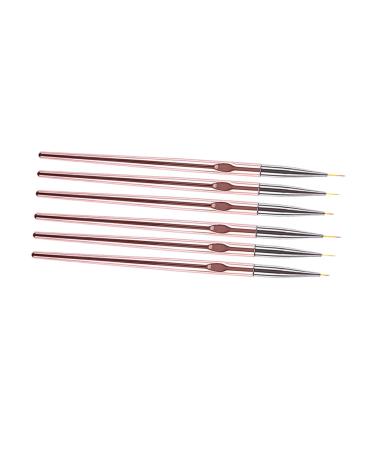 Ipetboom Poly Nail Art Liner Drawing Brushes Colored Drawing Tool for Manicure Star Room Decor Manicure Nail Art Brush Practical Nail Art Liner Brush Pink Painted Pen