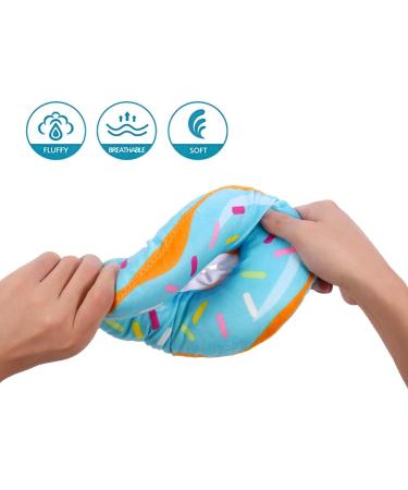 Xinzistar Soft Cat Collar | Adjustable Anti-Bite Protective Collar for Cats Dogs & Kittens - Blue Donut M - Buy Online on GoSupps.com