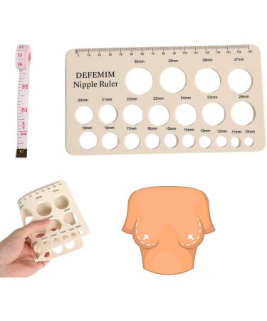 Nipple Rulers Silicone - Breast Pump Sizing Tool for New Mothers - Find the Perfect Flange Size for Optimal Comfort - Buy Online on GoSupps.com