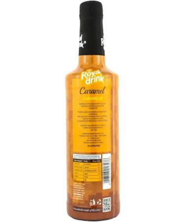 Royal Drink - Caramel Syrup 700ml - For Coffee & Cocktails | Gluten Free | Made in Italy - Buy Online on GoSupps.com