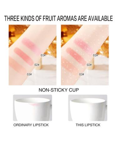 3 Pcs Waterproof Color Changing Lipstick Set for Girls - Long Wearing Balm for Magic Mood Change | Tinted Lip Stain Gloss Plumper - Permanent Matte Finish - Buy Online on GoSupps.com