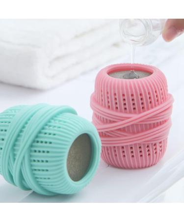 Huhebne 3 Pieces of Laundry Drum Can Liquid Anti-Winding Washing Pink - Buy Online on GoSupps.com