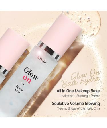 ETUDE Glow On Base Hydra 30ml (21AD) | All-in-One Makeup Hydration Glowing Base for Long-Lasting Dewy Finish | Korean Makeup - Buy Online on GoSupps.com