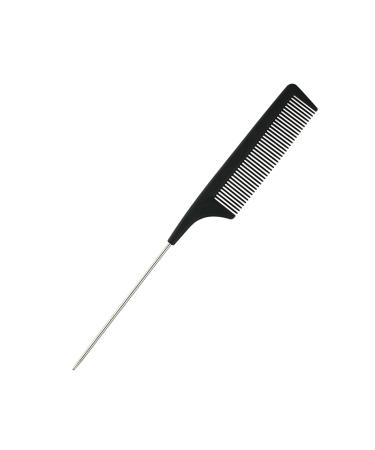 JeoPoom Needle Handle Comb Carbon Comb (StainlessSteel)