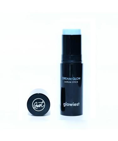Dream Glow Serum Stick - RICE + HYALURONIC ACID - Daily Hydrating Booster for Face Lips Eyes Neck Body - Concentrated Treatment Korean Skincare - 0.37 oz. 10.5g (RICE + HYALURONIC ACID)
