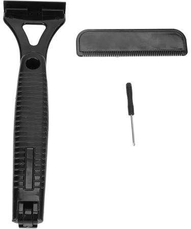 Brnoo Back Razor for Men - Professional Back & Body Hair Cutter with Extra Long Handle Lightweight & Foldable - Black (Blade Not Included) - Buy Online on GoSupps.com