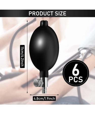 Yheonver 6 Pieces Blood Pressure Bulb Adjustable Hand Squeeze Pump Manual Sphygmomanometer Bulb - Buy Online on GoSupps.com