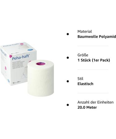 Hartmann Peha Haft Latex-Free Fastening Tape - 20m x 10cm | Ideal for Sensitive Skin - International Shipping Available - Buy Online on GoSupps.com