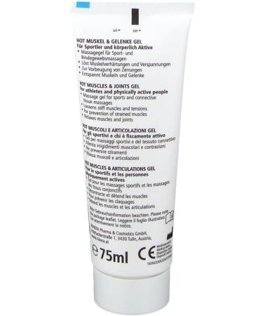 Riviera Med+ Hot Muscle & Joints Gel - Fast Relief for Pain & Discomfort | Buy Internationally - Buy Online on GoSupps.com