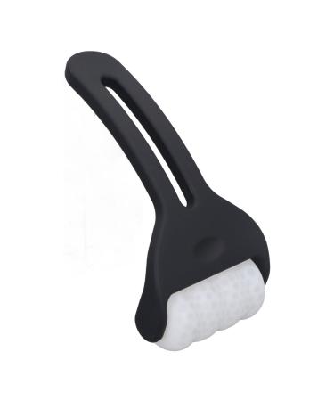 Ice Roller for Face & Body Puffiness Relief Skin Tightening Inflammation Reduction ABS Handle Comfortable Grip Suitable for Facial and Bodily Use Portable Practical Black
