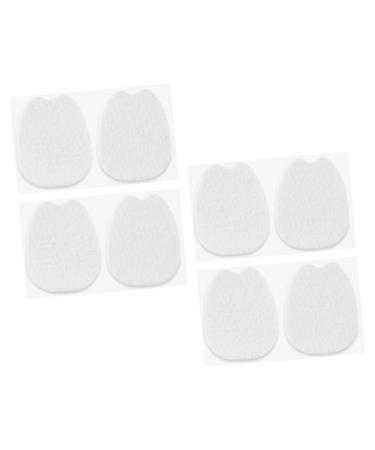 4 Pairs Insole Forefoot Pad Metatarsal Cushions Metatarsal Insoles Ball of Foot Pads High Heels Sole Pads Anti- Skid Shoes Shoe Insoles Insole Pad White Felt Can Be Cut