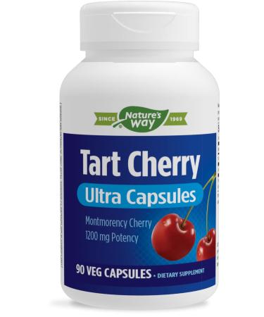 Enzymatic Therapy Tart Cherry Ultra Capsules 1200 mg 90 Veg Capsules
