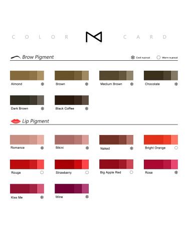 M Brow Semi Cream Pigment for Eyebrows - Chocolate 15ml - Professional Grade for Powder Brows - Manual & Machine Use - Medical Grade - Buy Online on GoSupps.com