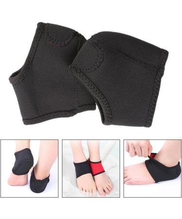 COHEALI Foot Heel Pads - 2Pcs Feet Care Covers for Plantar Fasciitis - Heel Support Sleeves with Anti-Cracking Cushion - Buy Online on GoSupps.com