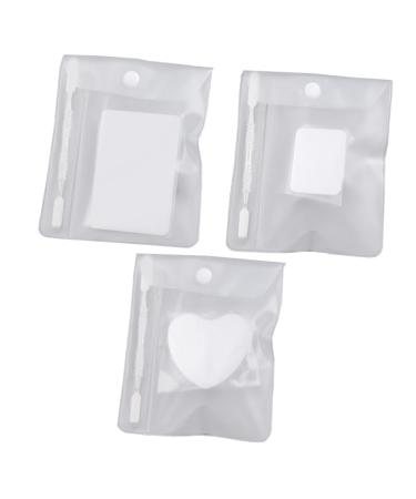 3 Sets Ring Palette Nail Palette Nail Color Trays Women Makeup Mixing Palette Stainless Steel Palette Manicure Palette Nail Art Blending Palette Makeup Artist Tool Manicure Nail