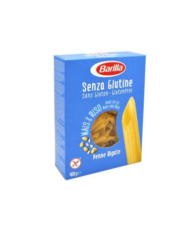 Barilla Gluten Penne Rigate Sans Barilla 400G (Pack of 2)