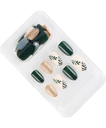 dijiusidy False Nail Fashionable Various Shapes Fingernail Full Coverage Strong Viscosity Adjustable Paster for Manicure Art 21 F741 21 1 count (Pack of 1) - Buy Online on GoSupps.com