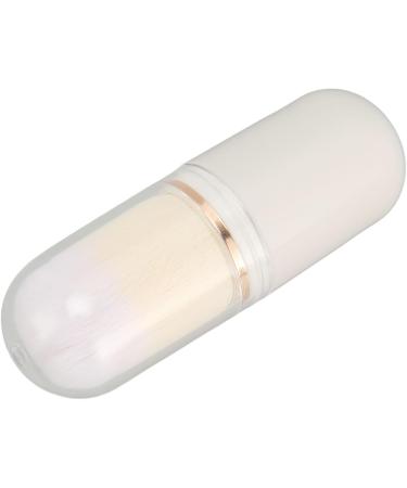 Telescopic Makeup Brush Portable Mini Blush Brush with Soft and Lightweight Bristles with Lid for Travel (White) - Buy Online on GoSupps.com