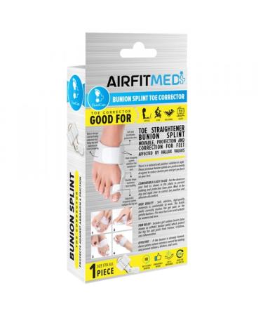 Buy Footcare Bunion Splint Toe Corrector - Adjustable Orthopedic Big Toe Relief for Men & Women | Effective Hammer Toe Straightener with Silicone Pad - Buy Online on GoSupps.com