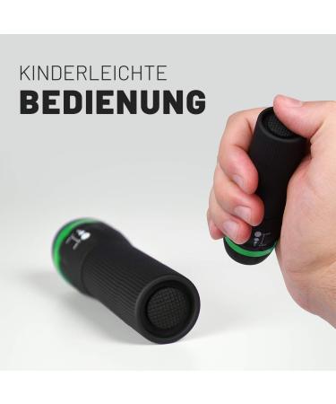 Absina Mini LED Flashlight for Kids - 60 Lumens 110m Range Battery-Operated Focusable - Perfect Gift for Boys & Girls - 1 Pack Black - Buy Online on GoSupps.com