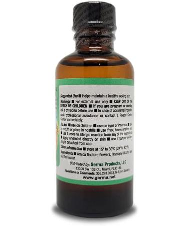 Germa Arnica Tincture 1.7 oz - Topical Analgesic for Joint Pain, Body Aches, and Bruises - Promotes Healthy Skin - Buy Online on GoSupps.com