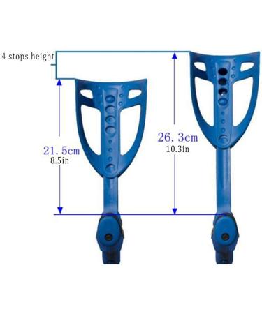 Canes Forearm Crutches 1 Pair of Ergonomic - Adult 5' - 6'6'' Adjustable Foldable Ergonomic Shock Absorber Non-Slip A (B) Selfless dedication - Buy Online on GoSupps.com