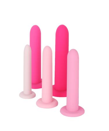 Silicone Pelvic Floor Muscle Exerciser Trainer Set - 5 Kit System (Small Set)