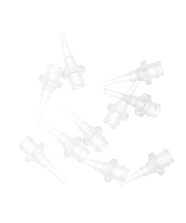 Ear Washer Tips 10pcs Ear Cleaning Nozzle Ear Cleaning System Tips Ear Cleaning Supplies Ear Cleaner Tool Camera Accessories Cleaning Tool Disposable Tubes Nozzle PVC