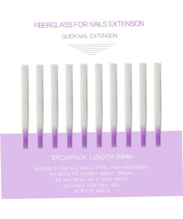 FRCOLOR False Nail Extension Artificial Nail Tip Fibreglass Gel Nails Fibreglass Silk Fibre Nail Extension Fibreglass Nail Art Shape Nail Acrylic Tips Nail Tips Long - Buy Online on GoSupps.com