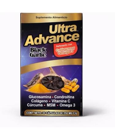 Ultra Advance Black Garlic Supplement - 30 Capsules