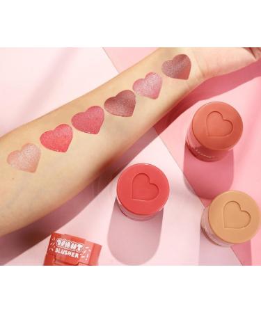 Stamp Liquid Blush Heart Shaped Applicator Long Lasting Natural Blush - 6 Colors for a Cute Three-Dimensional Look! (4) - Buy Online on GoSupps.com