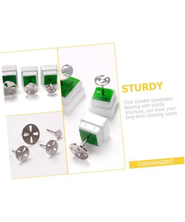 minkissy 4pcs Foot Bearings Hole Design Bearing Easy Installation Grinding Bearing Small Bearing Pedicure Tools Pro Tools Nail Tool Metal Stainless Steel Remover 6.6x3cmx4pcs - Buy Online on GoSupps.com