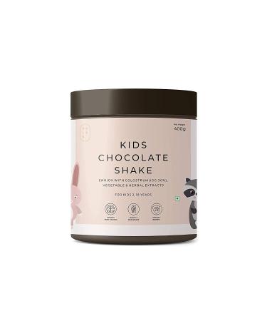 Kids Chocolate Powder I Added Colostrum for Immunity I Vitamins & Minerals from Vegetable Fruits & Herbal Extracts I Kids Brain Immunity & Health Formula: 400g