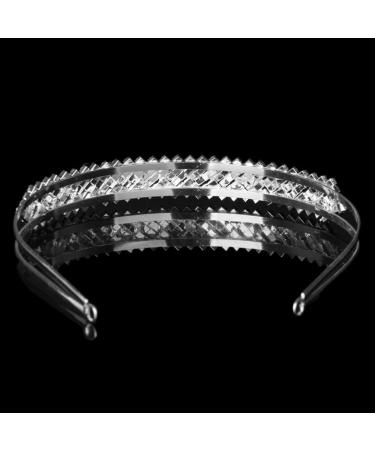 Buy Minkissy Silver Bridal Diademe - Rhinestone Hair Jewelry for Weddings & Medieval Style Crowns - Buy Online on GoSupps.com