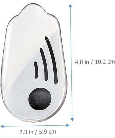 GLEAVI Heel Pads - 2 Pairs Gel Cushions for High Heels & Flat Feet - Transparent Shoe Insoles 10.2x5.9cm - Buy Online on GoSupps.com