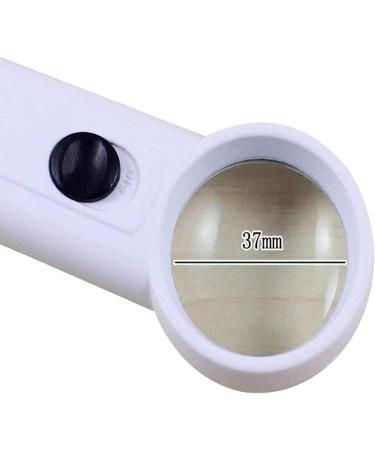 Magnifiers Hand Illuminated Magnifier/Magnifying Glass/Reading Support with 15 X Magnification and Led Lens Diameter Comfortable Anniversary - Buy Online on GoSupps.com