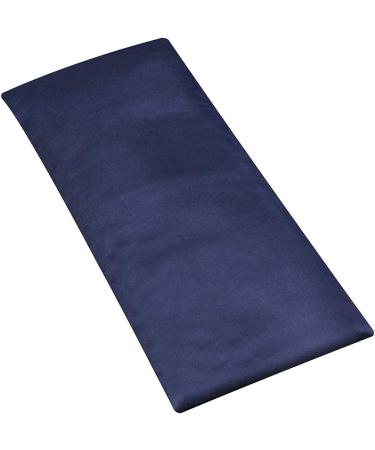Low-Luster Sateen Eye Pillows 4 Pack - Unscented Flaxseed - Removable Cover - Blue - 9x4 inches - Relaxation, Migraines, Sleep - Buy Online on GoSupps.com