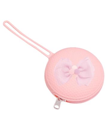 Buy Portable Waterproof Silicone Pacifier Holder | Cute Pink Storage Bag with Zipper - International Shipping Available - Buy Online on GoSupps.com