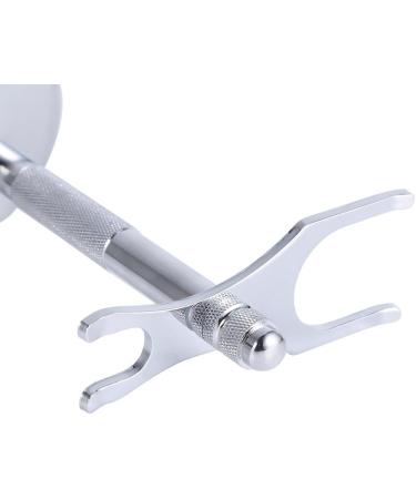 Angrek Deluxe Razor & Brush Stand - Fashionable Aluminum Shaving Set Holder for Safety Razors & Brushes (4 Types) - Buy Online on GoSupps.com