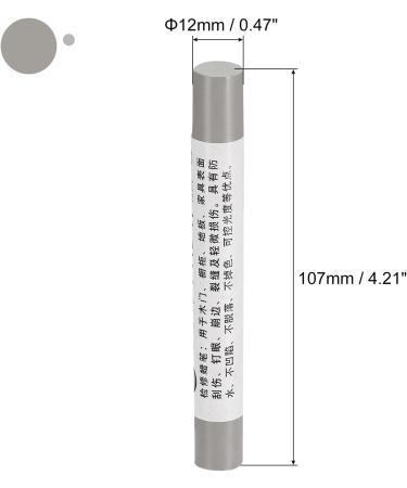 uxcell Furniture Repair Crayons - 5Pcs Wood Wax Filler Sticks & Markers for Scratches & Holes in Tables Desks & Wooden Floors - Silver Gray - Buy Online on GoSupps.com