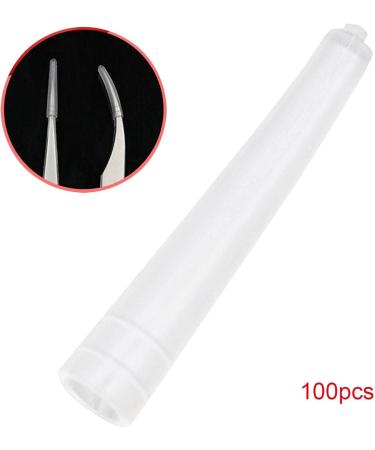 Milageto 4x 100x Tweezer Tip Covers | Portable Safety Covers for Pusher Eyelash Tweezers | Tool Parts Protection - Buy Online on GoSupps.com