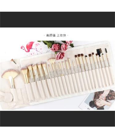 24-Piece Makeup Brush Set - Premium Animal Hair Eye Shadow Brushes for Flawless Application - International Shipping Available - Buy Online on GoSupps.com