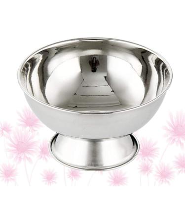 Buy SOLUSTRE Stainless Steel Shaving Bowl - Ideal for Shaving Soap Foam & Cream - Perfect for Home & Salon | Durable & Stylish Shaving Accessories (Silver) - Buy Online on GoSupps.com