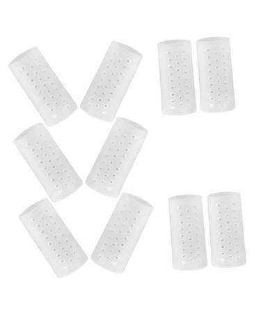 Didiseaon 5 Pairs Finger Protective Covers Gel Finger Cover Anti-wear Toe Sleeves Toe Caps Toe Tubes Toe Protectors Comfortable Toe Covers Breathable Toe Sleeve Corn Sebs with Hole