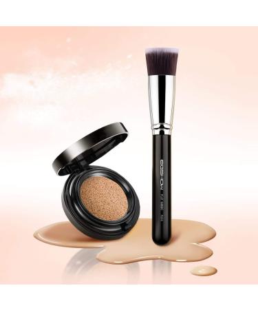 Exam Show Foundation Makeup Brush - Flat Tip Kabuki Brush for Mineral Powder Liquid & Cream Primers Concealer Blend - Soft Facial Brush (F614) - Buy Online on GoSupps.com