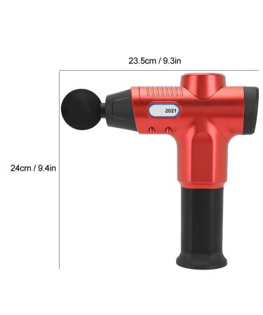 Electric Massage Gun - Quiet Adjustable Muscle Massager with Digital Display for Fatigue Relief | International Shipping - Buy Online on GoSupps.com