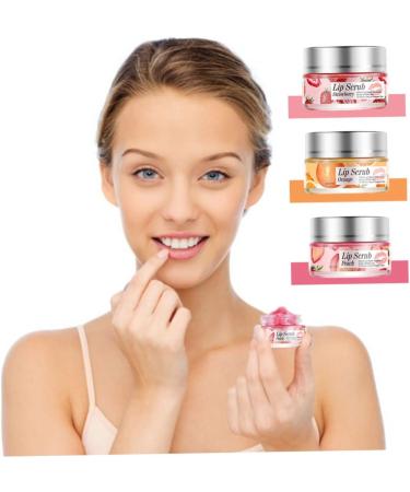 Lip Scrub Exfoliator Lip Overnight Moisturizer Sleeping Cream Lip Repair Balm Strawberry - Buy Online on GoSupps.com